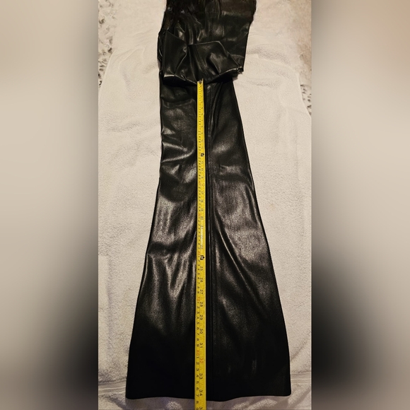 Trade / reserved Dylan Faux Leather Wide Leg in Black Alice + Olivia - Picture 9 of 10